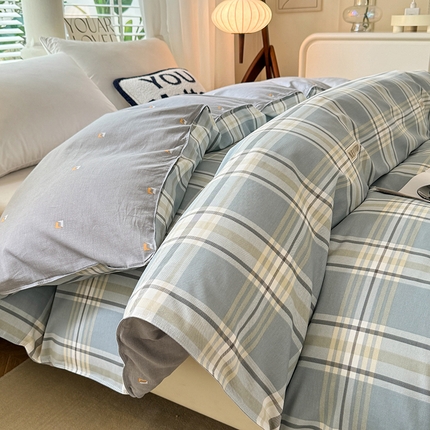 91家纺网 家纺一手货源 找家纺 （总）棉立方家纺 2024年6月新出款式全棉印花四件套单品系列-被套