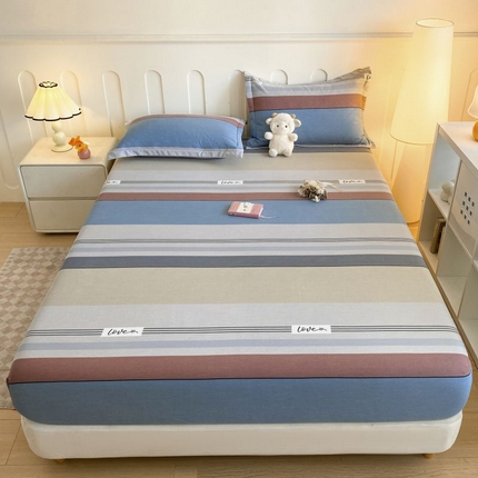 91家纺网 家纺一手货源 找家纺 （总）棉立方家纺 2024新款A类加厚生态磨毛单床笠