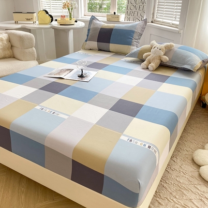 91家纺网 家纺一手货源 找家纺 （总）棉立方家纺 2024新款全棉喷气印花四件套单品系列-床笠