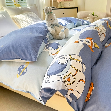 91家纺网 家纺一手货源 找家纺 （总）棉立方家纺 2024年6月新出款式全棉印花四件套单品系列-被套