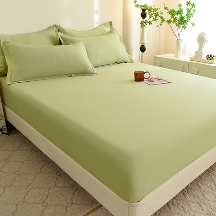 91家纺网 家纺一手货源 找家纺 （总）棉立方家纺 2023新款亲肤全棉纯色单品套件系列-单独床笠