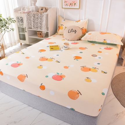 91家纺网 家纺一手货源 找家纺 （总）棉立方家纺 2024新款全棉喷气印花四件套单品系列-床笠