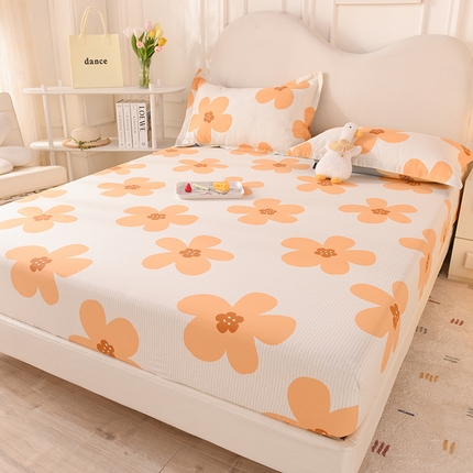 91家纺网 家纺一手货源 找家纺 （总）棉立方家纺 2024新款全棉喷气印花四件套单品系列-床笠