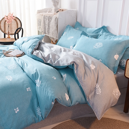 91家纺网 家纺一手货源 找家纺 （总）棉立方家纺 2024年6月新出款式全棉印花四件套单品系列-四件套