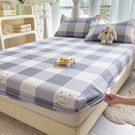 91家纺网 家纺一手货源 找家纺 （总）棉立方家纺 2024年6月新出款式全棉印花四件套单品系列-床笠