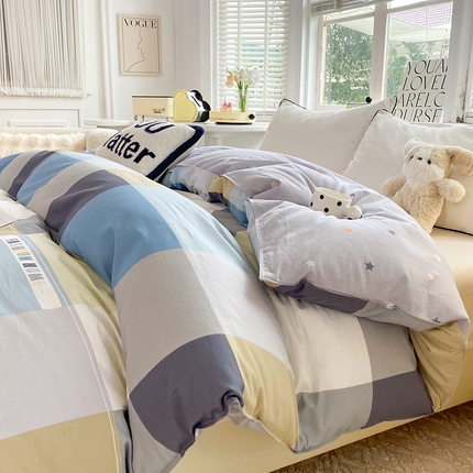 91家纺网 家纺一手货源 找家纺 （总）棉立方家纺 2023新款全棉时尚印花单品套件系列-单独被套