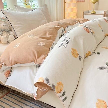 91家纺网 家纺一手货源 找家纺 （总）棉立方家纺 2024年6月新出款式全棉印花四件套单品系列-被套