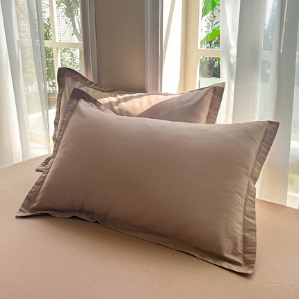 91家纺网 家纺一手货源 找家纺 （总）棉立方家纺 2023新款亲肤全棉纯色单品套件系列-单独枕套