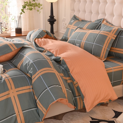 91家纺网 家纺一手货源 找家纺 （总）棉立方家纺 2024新款全棉喷气印花四件套单品系列-四件套