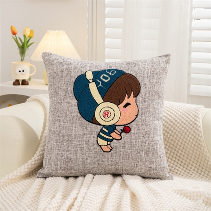 91家纺网 家纺一手货源 找家纺 （总）仁宇枕业 2024新款亚麻不离不弃系列抱枕靠枕靠垫腰枕头枕腰靠枕头枕芯