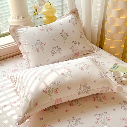 91家纺网 家纺一手货源 找家纺 （总）棉立方家纺 2024年6月新出款式全棉印花四件套单品系列-枕套