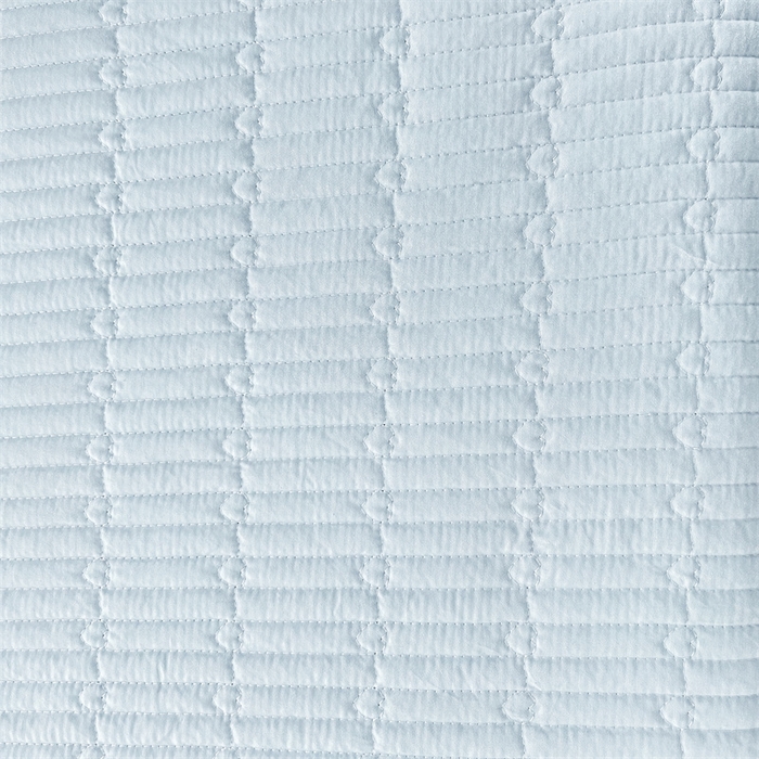 91家纺网 家纺一手货源 找家纺 虹星家纺 2024新款A类全棉夹棉床盖-洛香忆梦 洛香忆梦-天空蓝