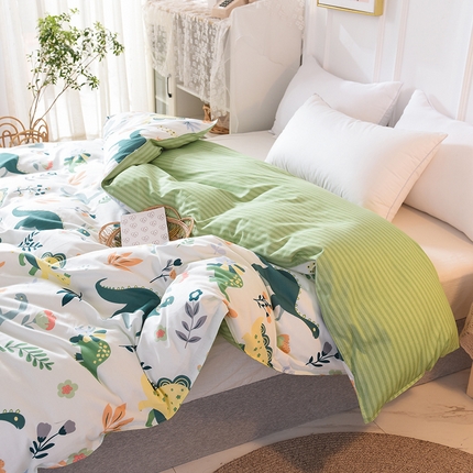 91家纺网 家纺一手货源 找家纺 （总）棉立方家纺 2024年6月新出款式全棉印花四件套单品系列-被套