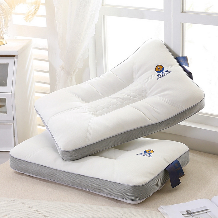 91家纺网 家纺一手货源 找家纺 （总）2024新款针织棉太空舱护肩枕乳胶枕头枕芯