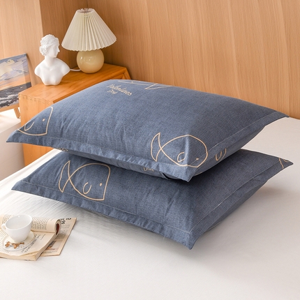 91家纺网 家纺一手货源 找家纺 （总）茗婷家纺 2025新款供跨境外贸亚马逊纯色防水枕套外贸尺寸