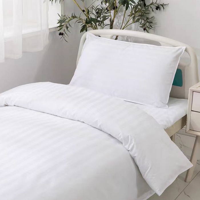 91家纺网 家纺一手货源 找家纺 医院用品专用医用诊所床品卫生院养老院病床三件套医院床单医疗