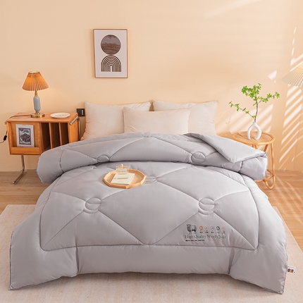 91家纺网 家纺一手货源 找家纺 （总）2025新款澳洲羊毛被春秋被加厚冬被子空调被被芯