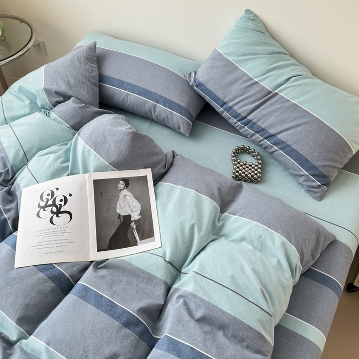 91家纺网 家纺一手货源 找家纺 清雅福 2025新款全棉A类水洗棉单枕套 米亚