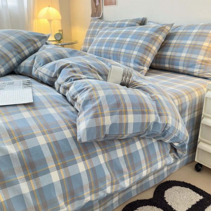 91家纺网 家纺一手货源 找家纺 清雅福 2025新款全棉A类水洗棉单枕套 简兮·兰