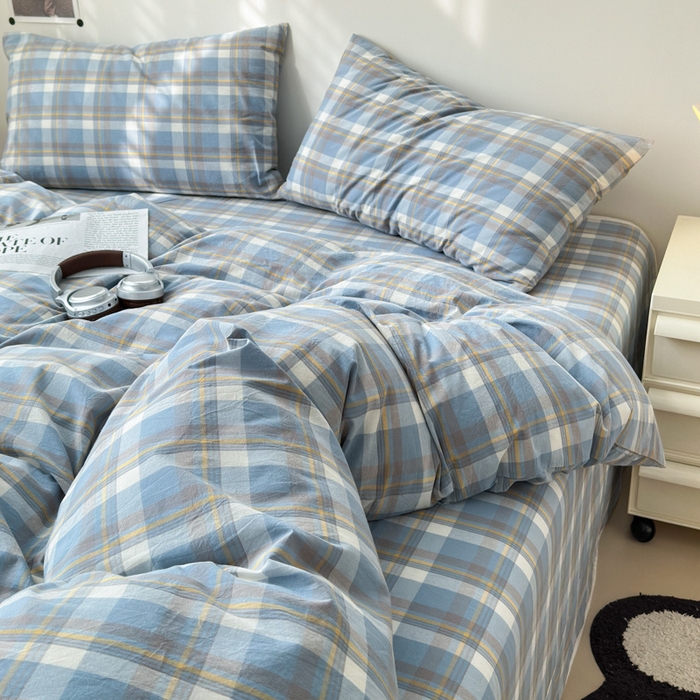 91家纺网 家纺一手货源 找家纺 清雅福 2025新款全棉A类水洗棉单枕套 简兮·兰