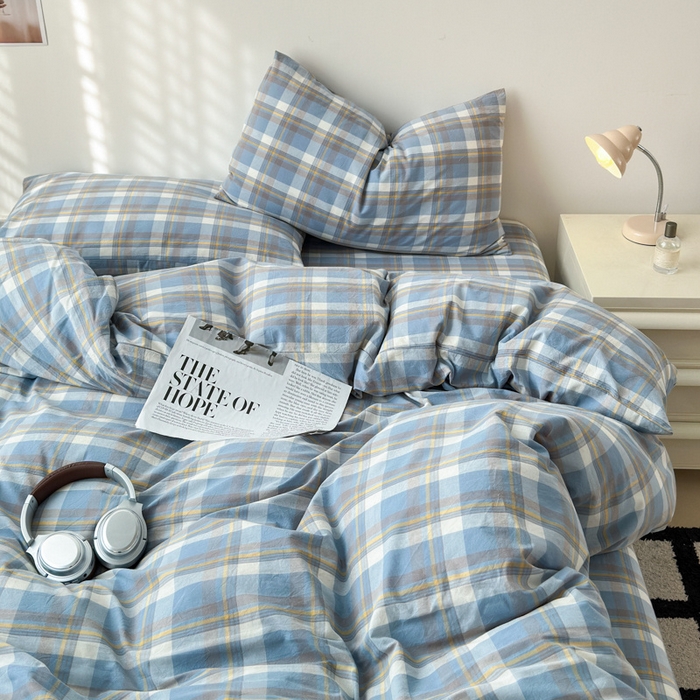 91家纺网 家纺一手货源 找家纺 清雅福 2025新款全棉A类水洗棉单枕套 简兮·兰