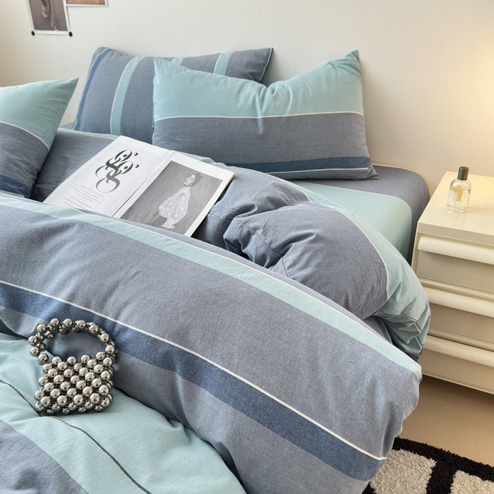 91家纺网 家纺一手货源 找家纺 清雅福 2025新款全棉A类水洗棉单枕套 米亚