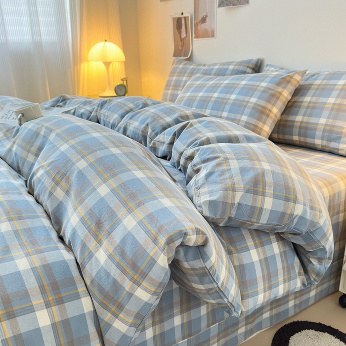 91家纺网 家纺一手货源 找家纺 清雅福 2025新款全棉A类水洗棉单枕套 简兮·兰