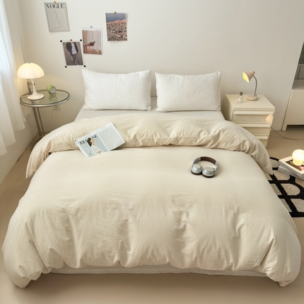 91家纺网 家纺一手货源 找家纺 （总）清雅福 2024新款全棉A类水洗棉单品被套