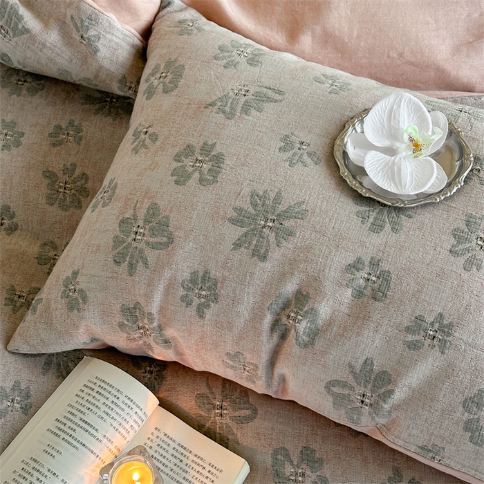 91家纺网 家纺一手货源 找家纺 （总）云上 2024新款卡丽兰色织大提花四件套