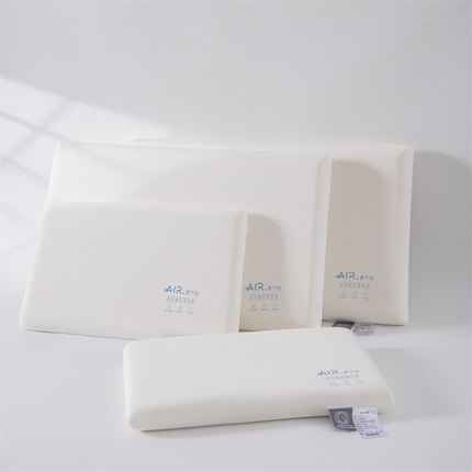 91家纺网 家纺一手货源 找家纺 织布人 2024新款记忆枕A类牛奶丝AIR透气零压慢回弹记忆枕头枕芯 AIR透气记忆枕-白色42*70cm/一只