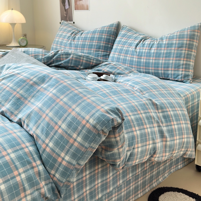 91家纺网 家纺一手货源 找家纺 清雅福 2025新款全棉A类水洗棉单枕套 映像·兰