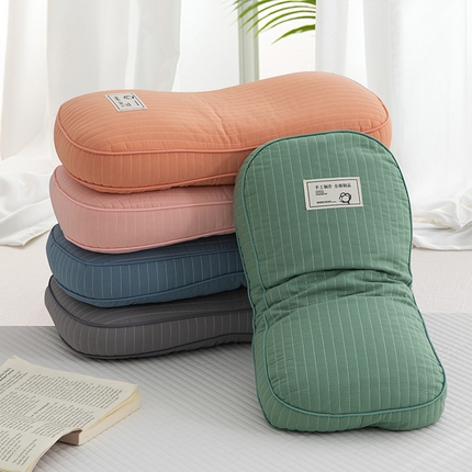 （总）织布人 2024新款荞麦枕升级全棉韩式砂洗面包枕磨毛简约全荞麦壳枕头枕芯