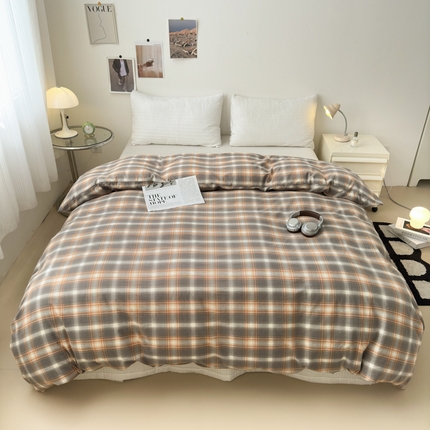 91家纺网 家纺一手货源 找家纺 （总）清雅福 2024新款全棉A类水洗棉单品被套