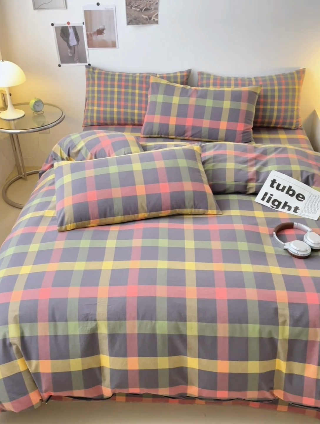 91家纺网 家纺一手货源 找家纺 清雅福 2024新款全棉A类水洗棉单品被套 晴空-灰