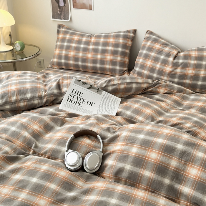 91家纺网 家纺一手货源 找家纺 （总）清雅福 2024新款全棉A类水洗棉四件套单被套