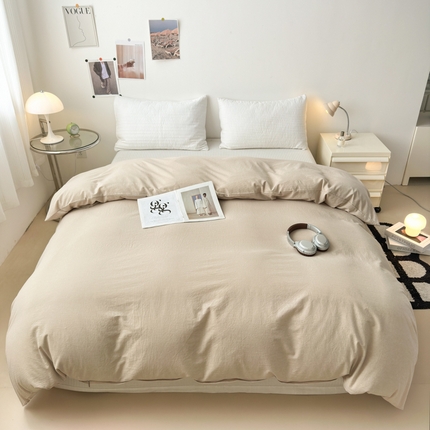 91家纺网 家纺一手货源 找家纺 （总）清雅福 2024新款全棉A类水洗棉单品被套