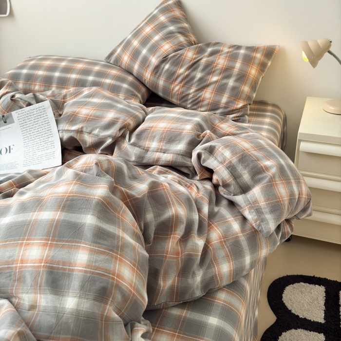 91家纺网 家纺一手货源 找家纺 清雅福 2024新款全棉A类水洗棉单品被套 诺卡