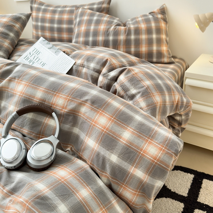 91家纺网 家纺一手货源 找家纺 清雅福 2024新款全棉A类水洗棉单品被套 诺卡