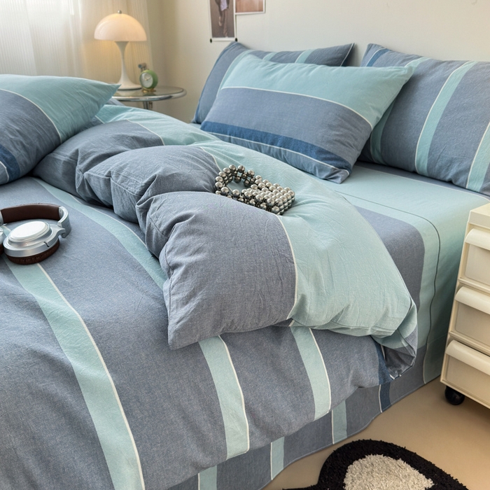 91家纺网 家纺一手货源 找家纺 清雅福 2025新款全棉A类水洗棉单枕套 米亚