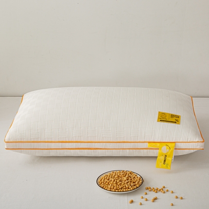 91家纺网 家纺一手货源 找家纺 （总）织布人 2024新款枕芯华夫格大豆舒柔枕头高回弹护颈椎助睡眠羽丝绒枕芯