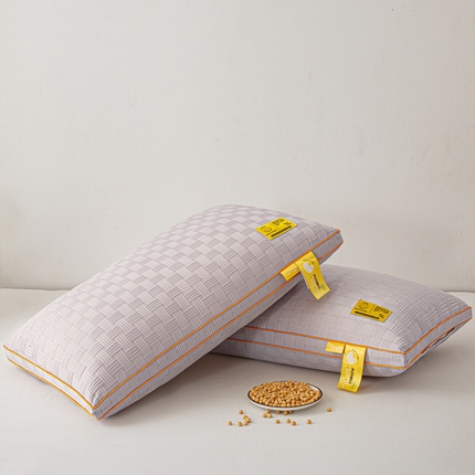 91家纺网 家纺一手货源 找家纺 （总）织布人 2024新款枕芯华夫格大豆舒柔枕头高回弹护颈椎助睡眠羽丝绒枕芯