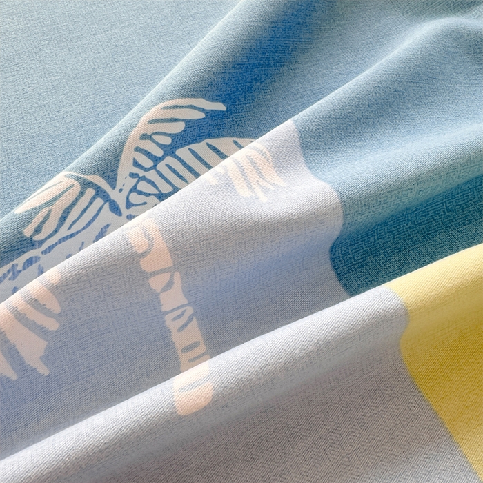 91家纺网 家纺一手货源 找家纺 家贝爱 2024新款JBA加厚圆角纯棉磨毛床单 浪漫旅程