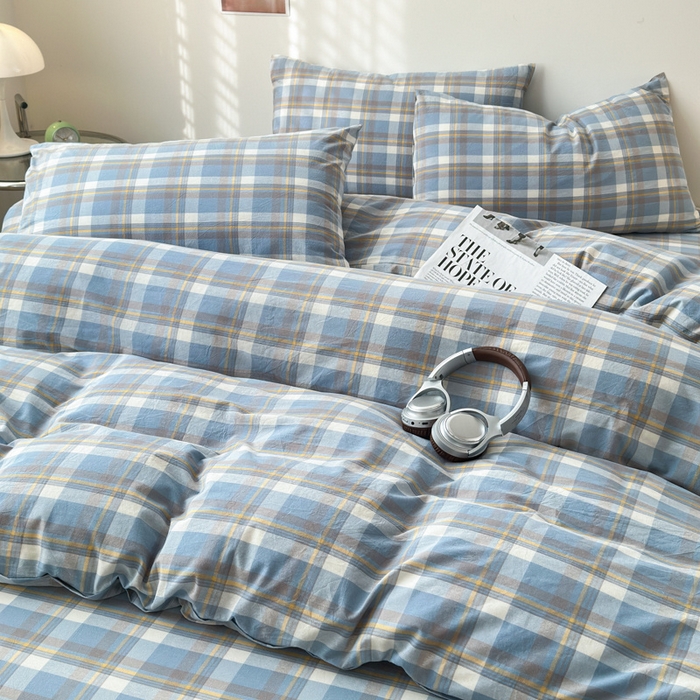 91家纺网 家纺一手货源 找家纺 清雅福 2025新款全棉A类水洗棉单枕套 简兮·兰