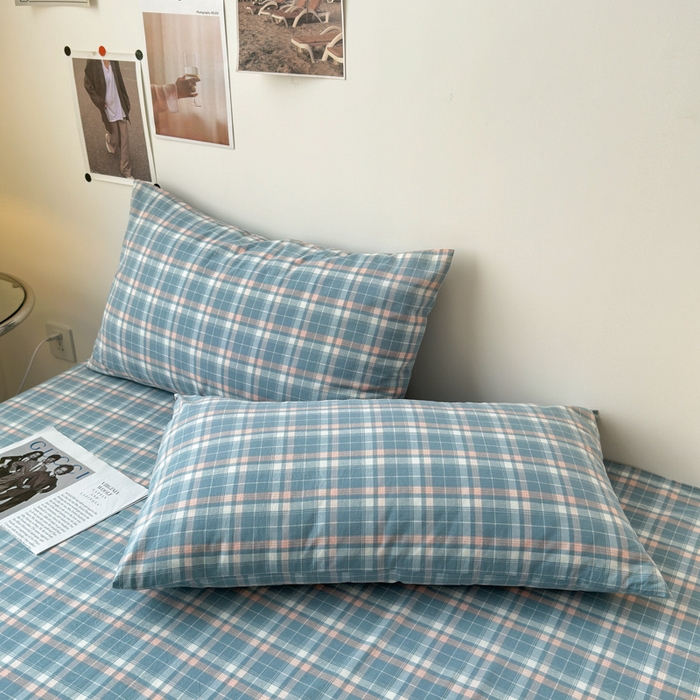 91家纺网 家纺一手货源 找家纺 清雅福 2025新款全棉A类水洗棉单枕套 映像·兰