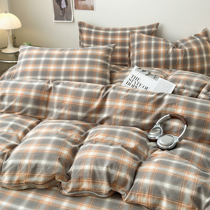 91家纺网 家纺一手货源 找家纺 清雅福 2024新款全棉A类水洗棉单品被套 诺卡