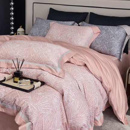 91家纺网 家纺一手货源 找家纺 （总）时亿 2024新款天丝棉磨毛四件套 梵克