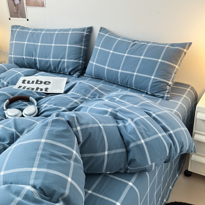 91家纺网 家纺一手货源 找家纺 清雅福 2025新款全棉A类水洗棉单枕套 米莱·灰