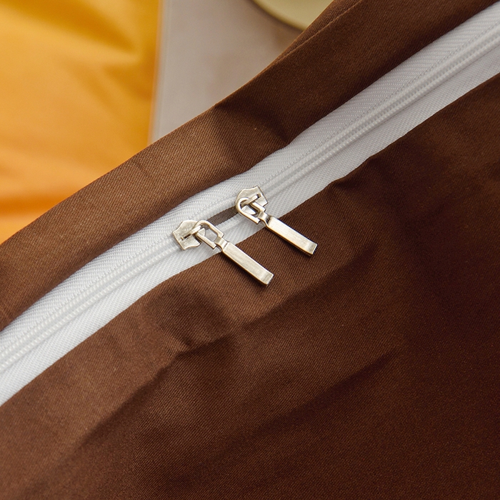 91家纺网 家纺一手货源 找家纺 启优 2024新款1370全棉被套 秘境桔