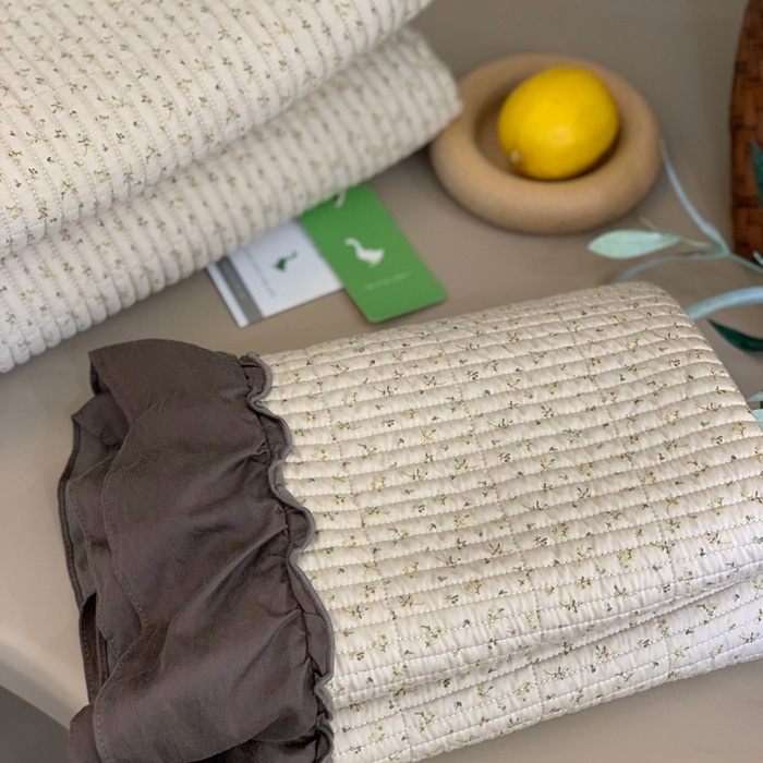 91家纺网 家纺一手货源 找家纺 汇庭 2024新款-天丝棉印花床盖三件套系列 夏花庄园