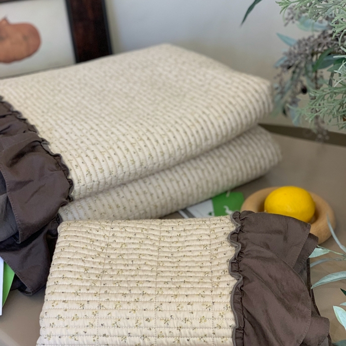 91家纺网 家纺一手货源 找家纺 汇庭 2024新款-天丝棉印花床盖三件套系列 夏花庄园